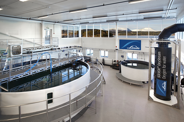 Linde’s cutting-edge oxygenation technology is developed and tested in its state-of-the-art R&D facility in Norway. 